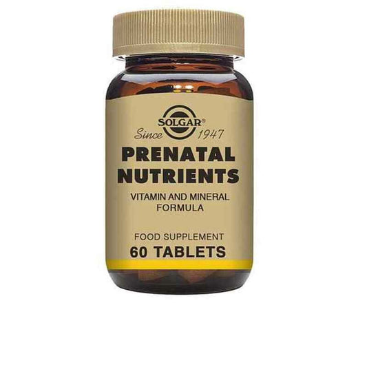 Prenatale voedingsstoffen Solgar (60 uds)