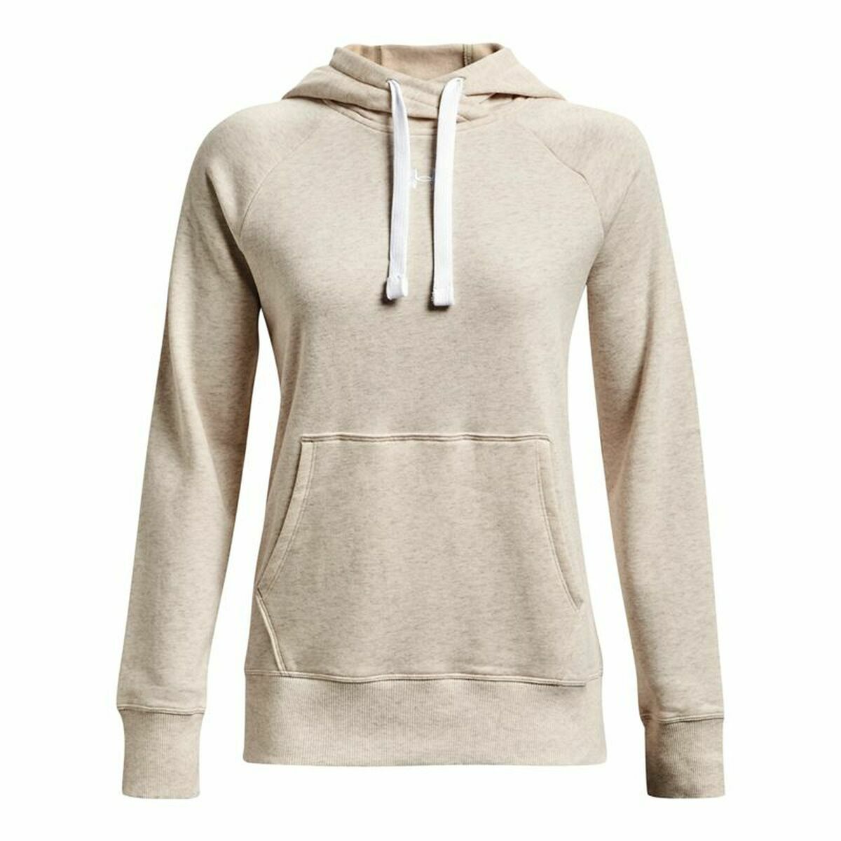 Dameshoodie Under Armour Rival Fleece Beige