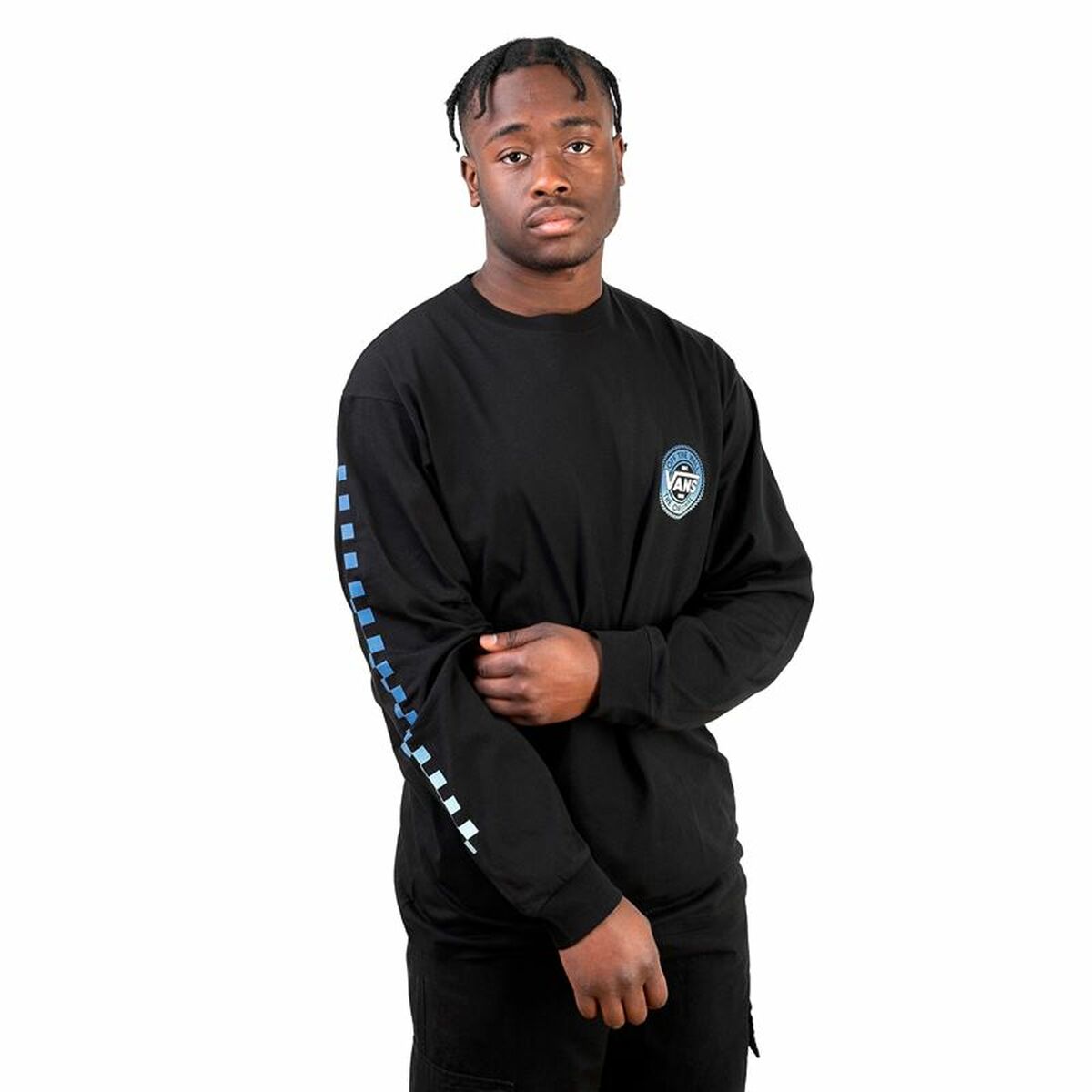 Herensweater zonder Capuchon Vans Zwart