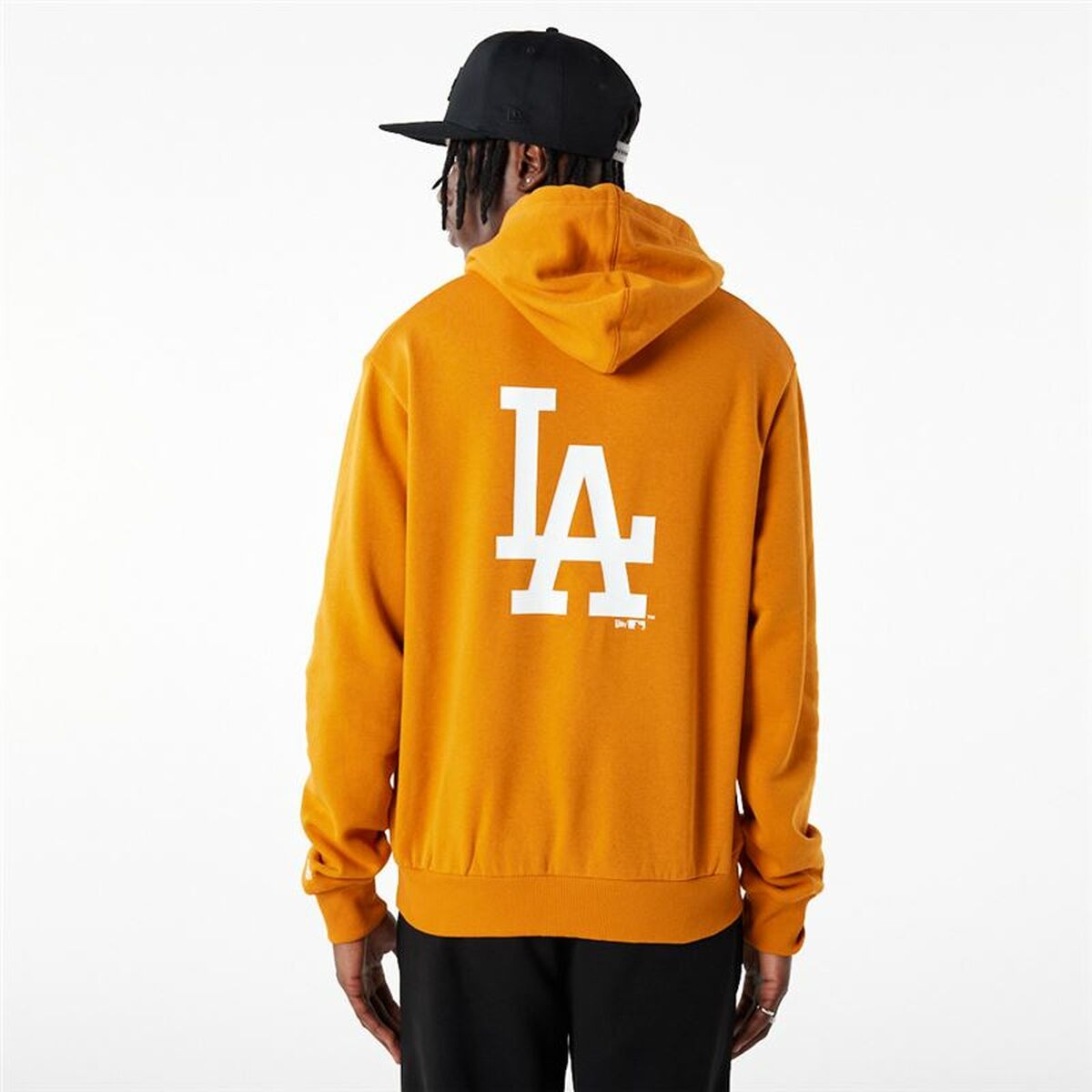 Herensweater zonder Capuchon New Era MLB LA Dodgers Oranje