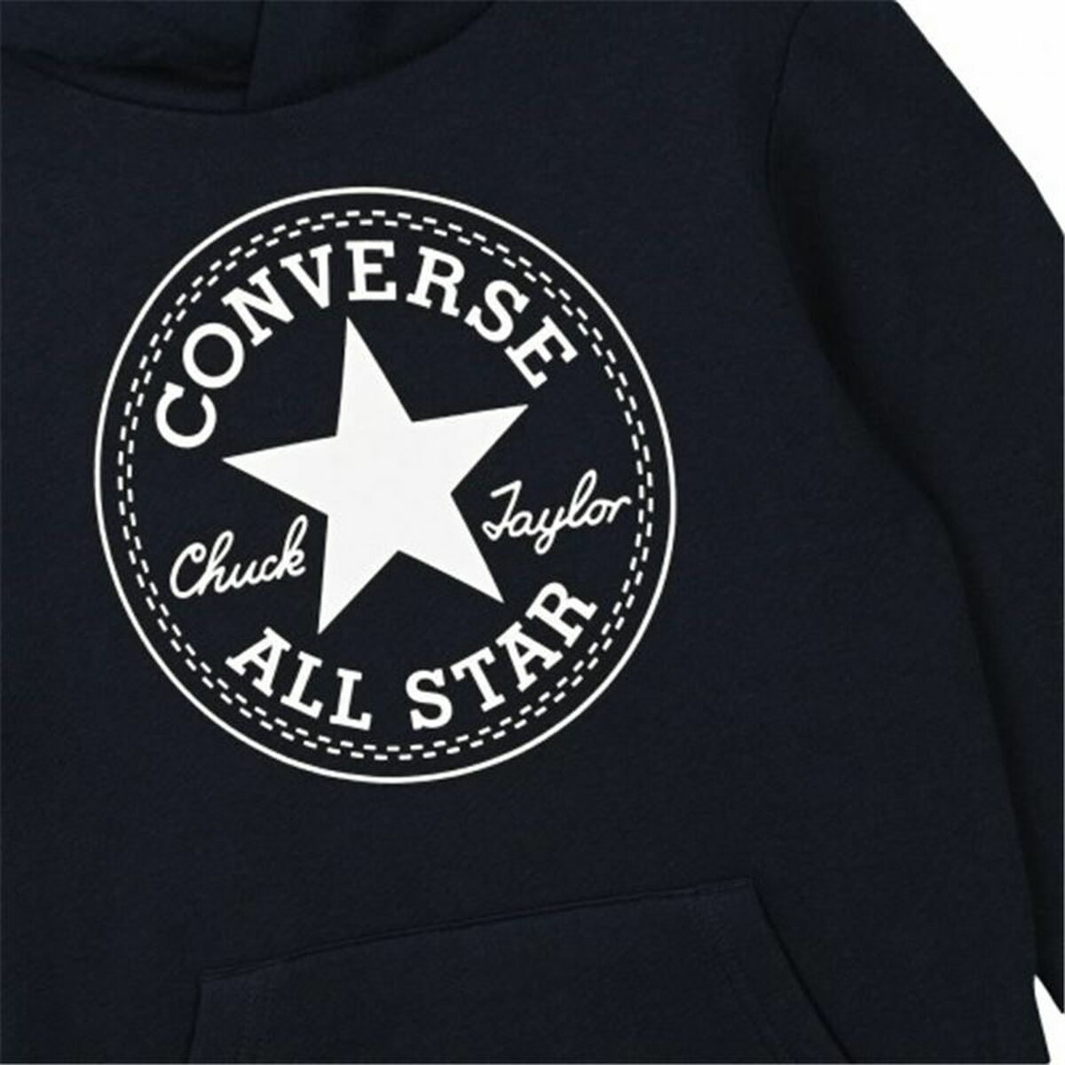 Kinderhoodie Converse Ctp Zwart