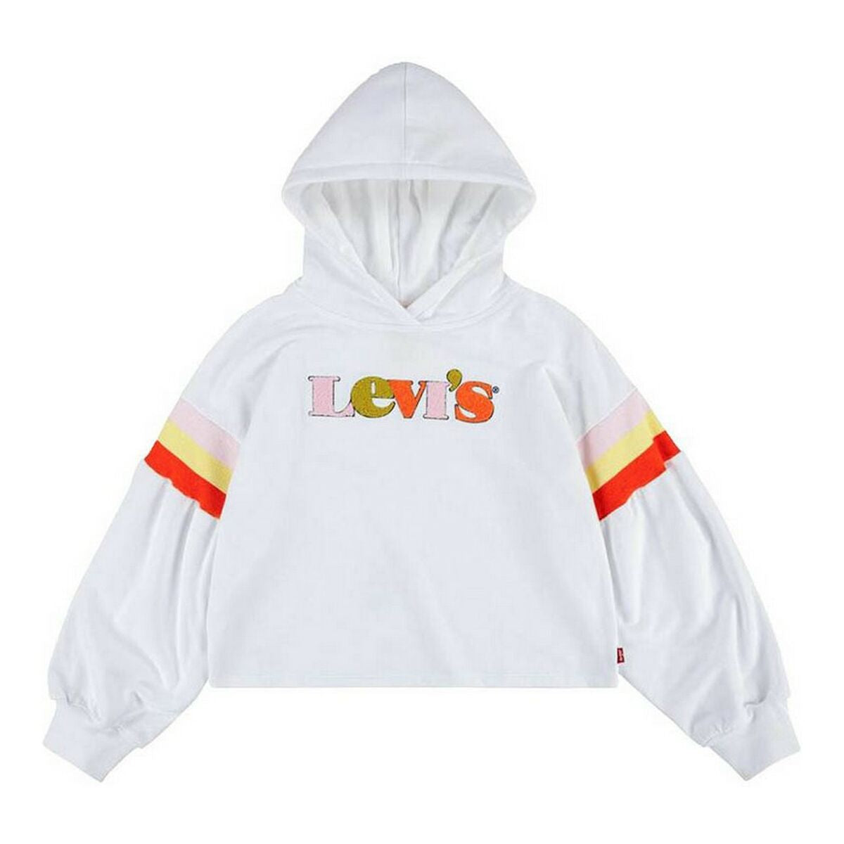 Kindersweater Levi's Full Sleeve High Rise Wit