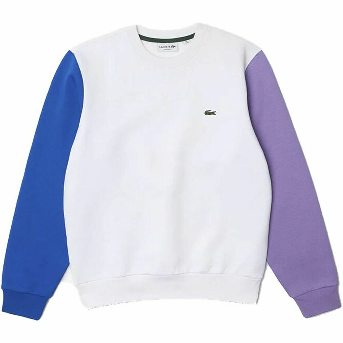 Herensweater zonder Capuchon Lacoste Sweatshirt Wit