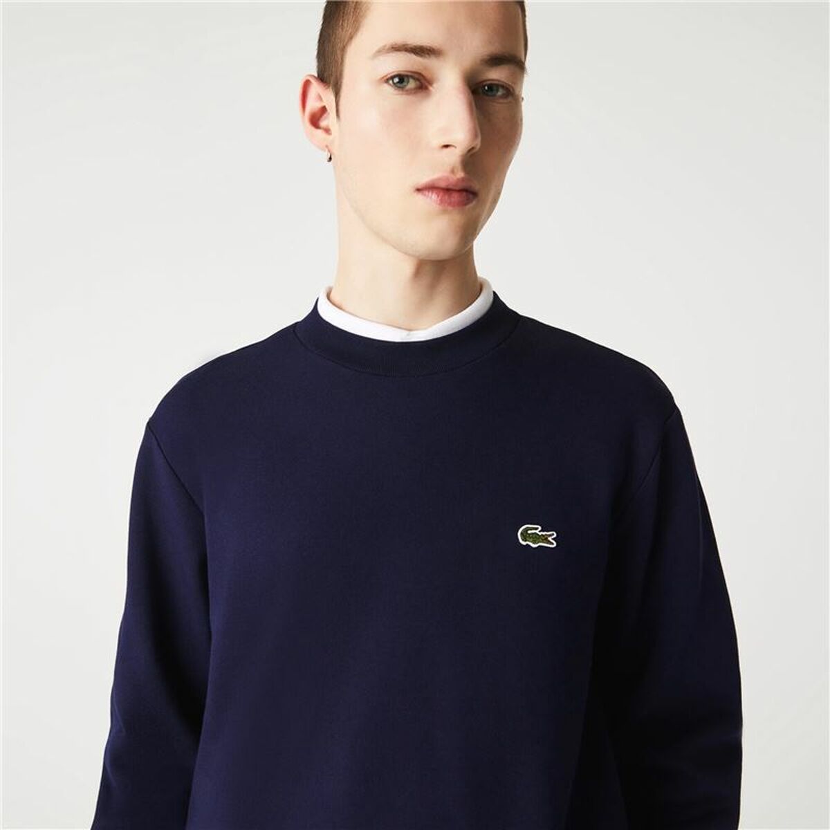 Herensweater zonder Capuchon Lacoste Donkerblauw