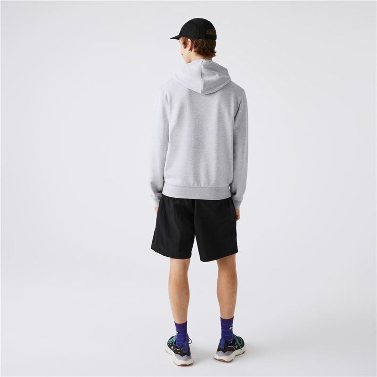 Herenhoodie Lacoste Ecologisch Lichtgrijs