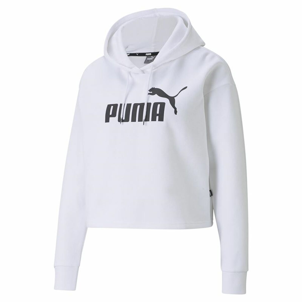Dameshoodie Puma Essentials Logo Wit