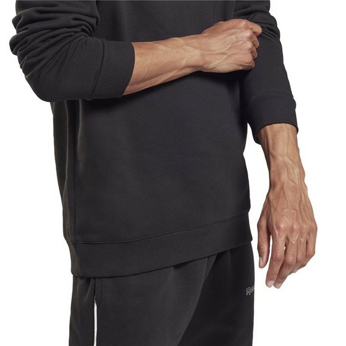 Herensweater zonder Capuchon Reebok Essentials Vector Zwart