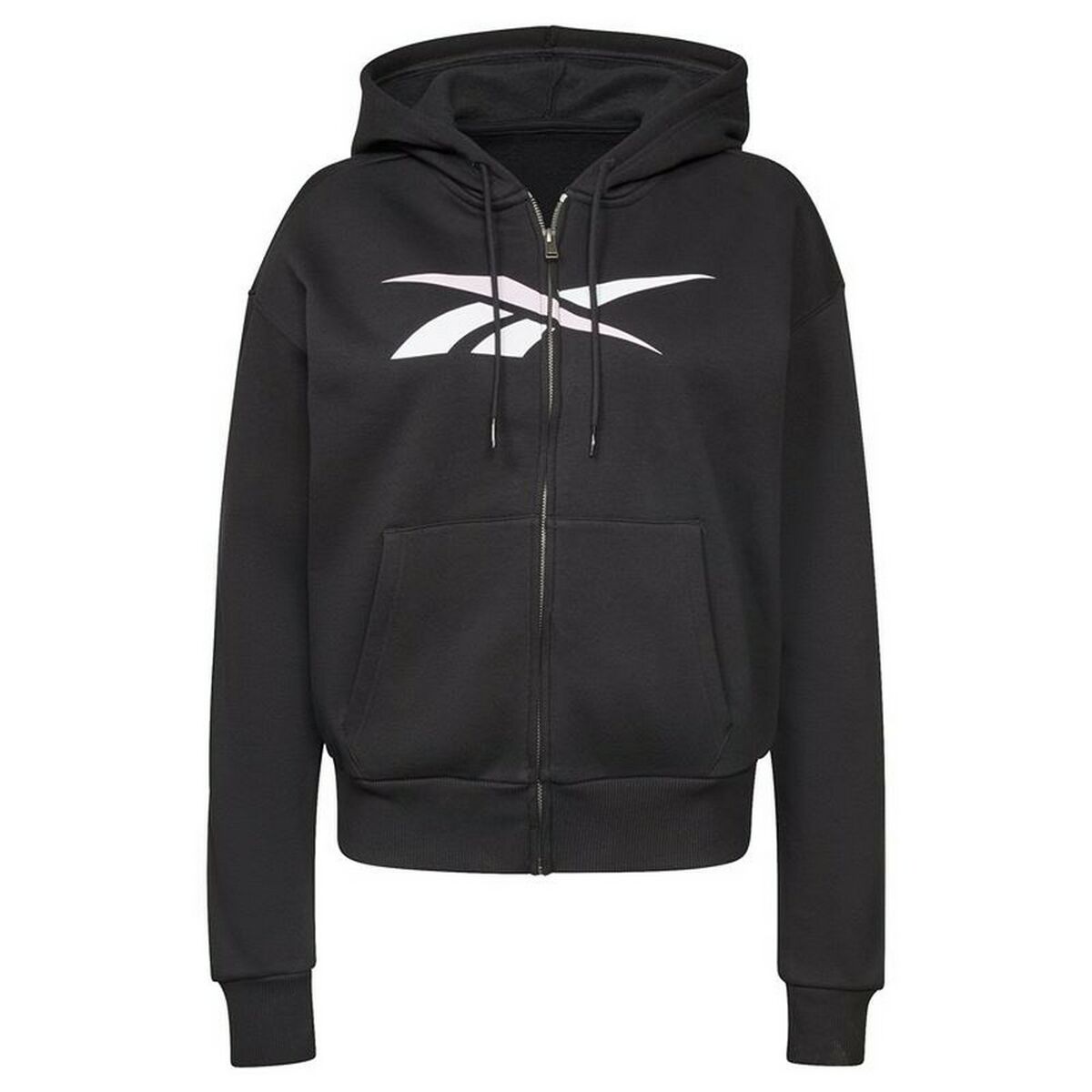 Sportjack voor dames Reebok Training Essentials Vector Full-Zip Zwart