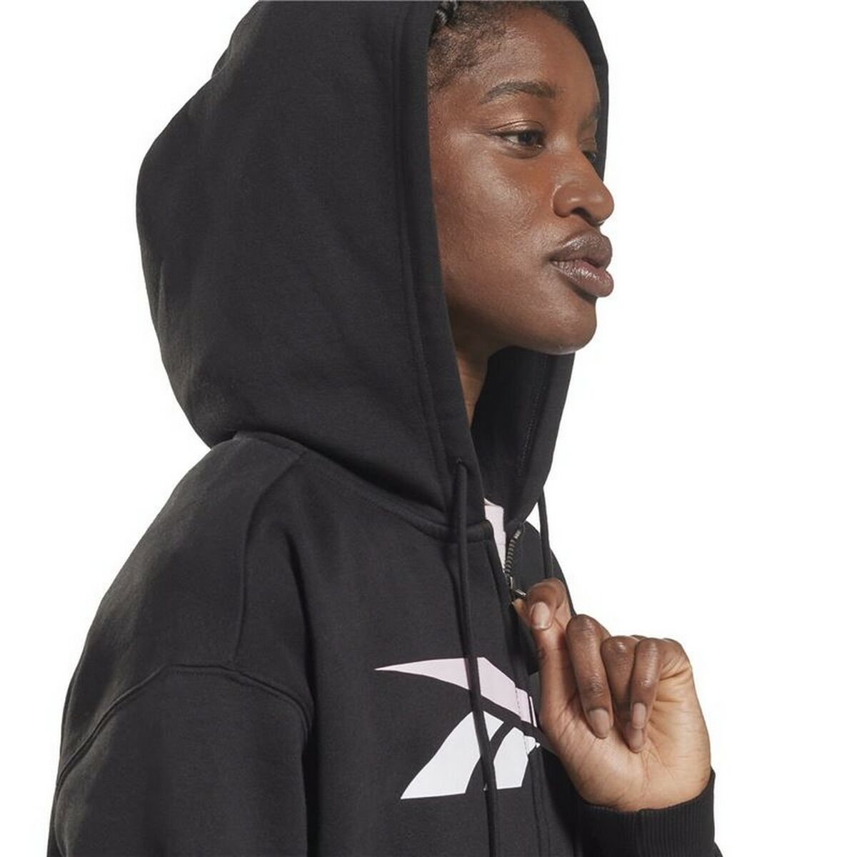 Sportjack voor dames Reebok Training Essentials Vector Full-Zip Zwart