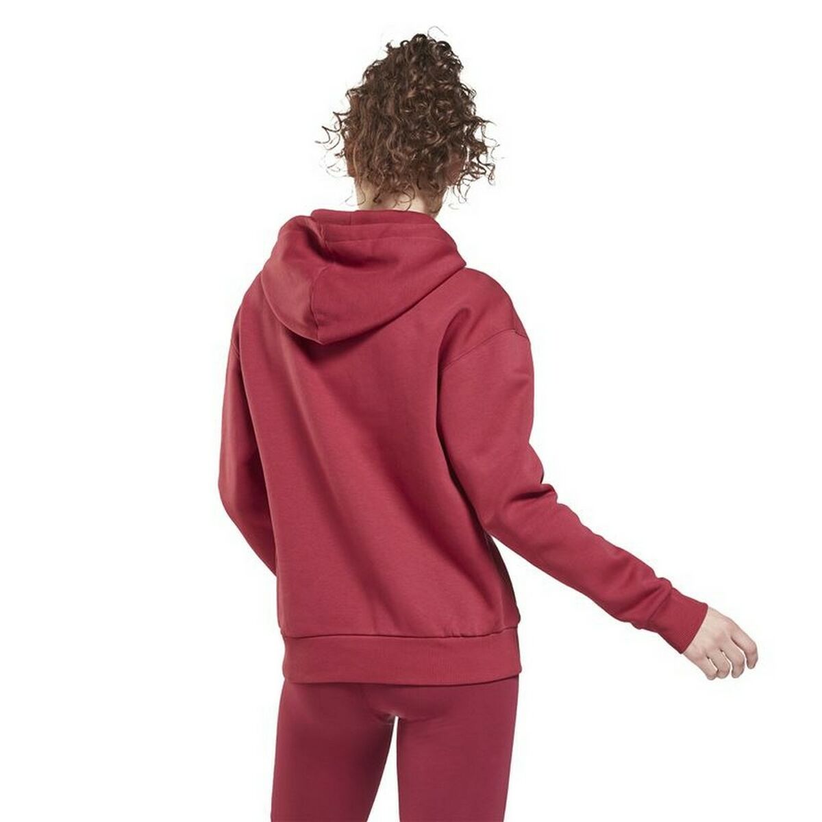 Dameshoodie Reebok Identity Rood