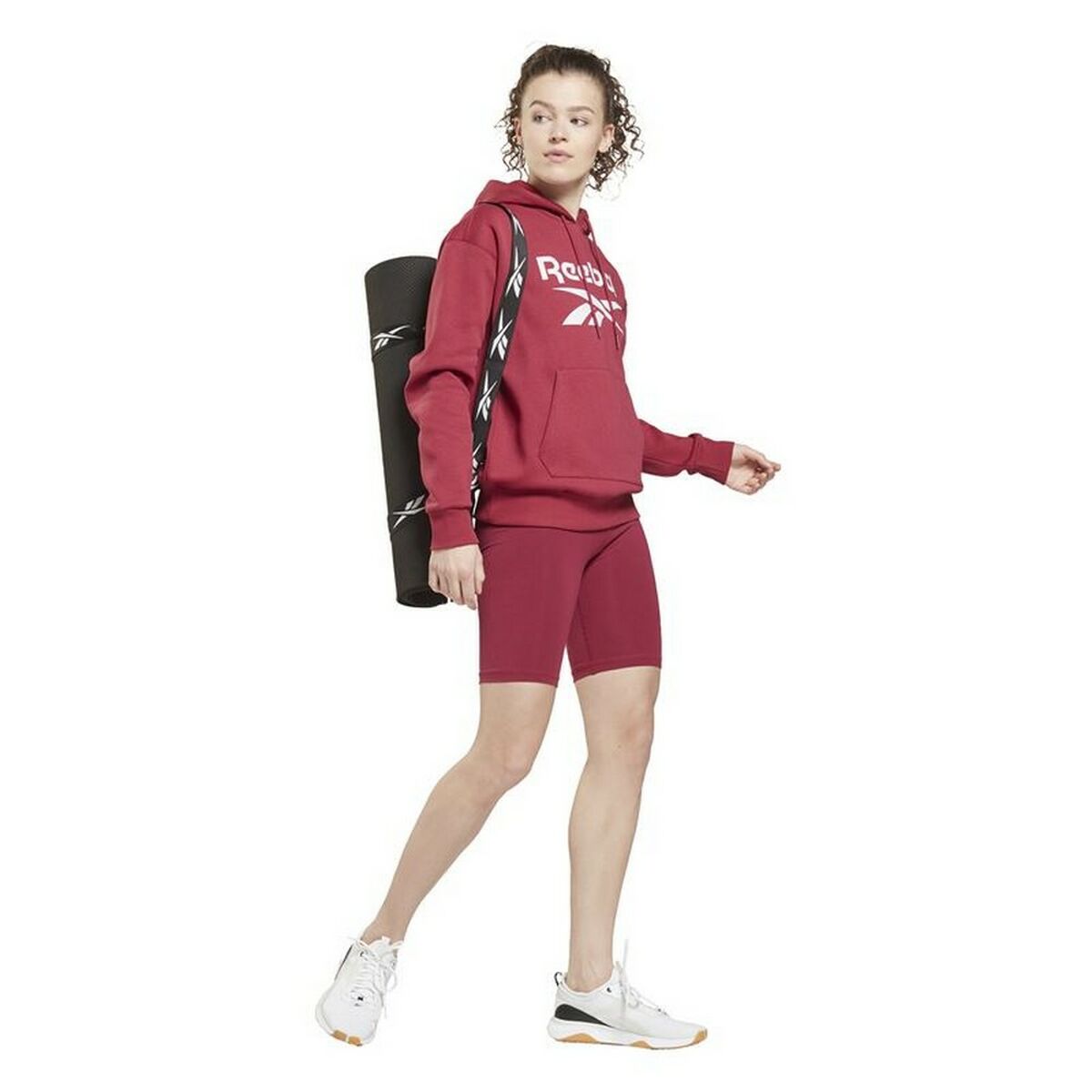 Dameshoodie Reebok Identity Rood