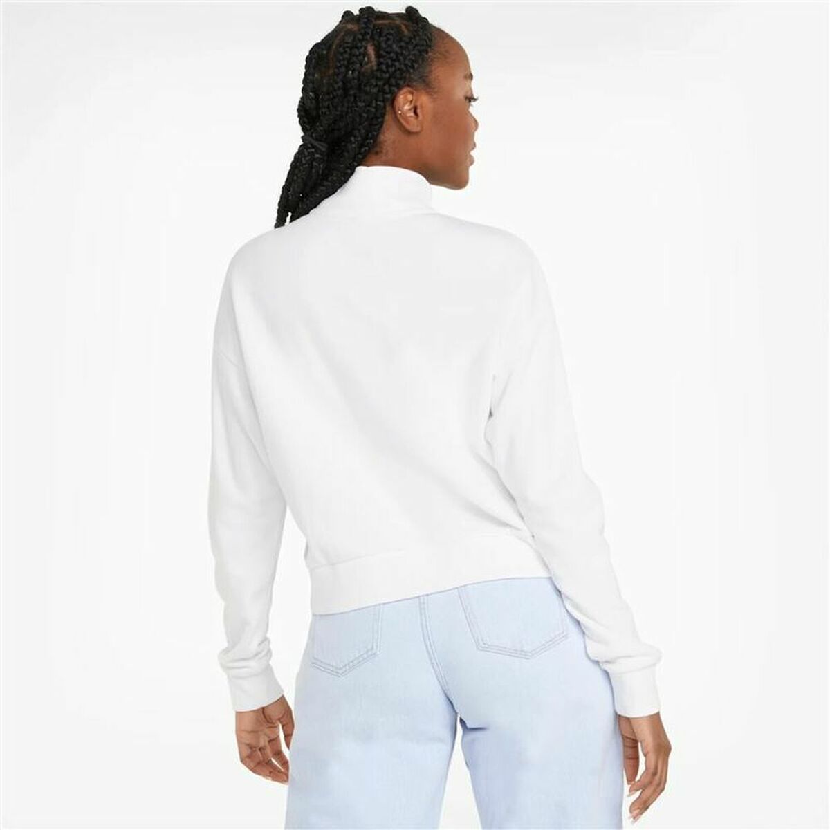 Damessweater zonder Capuchon Puma Tape Half-Placket W