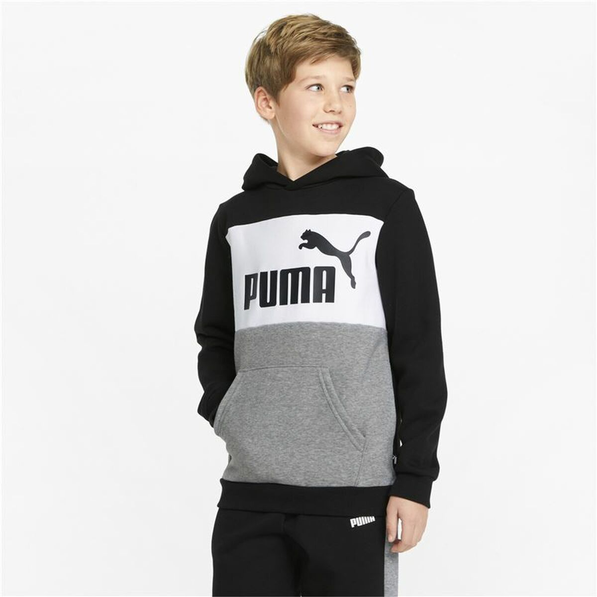 Kindersweater Puma Zwart