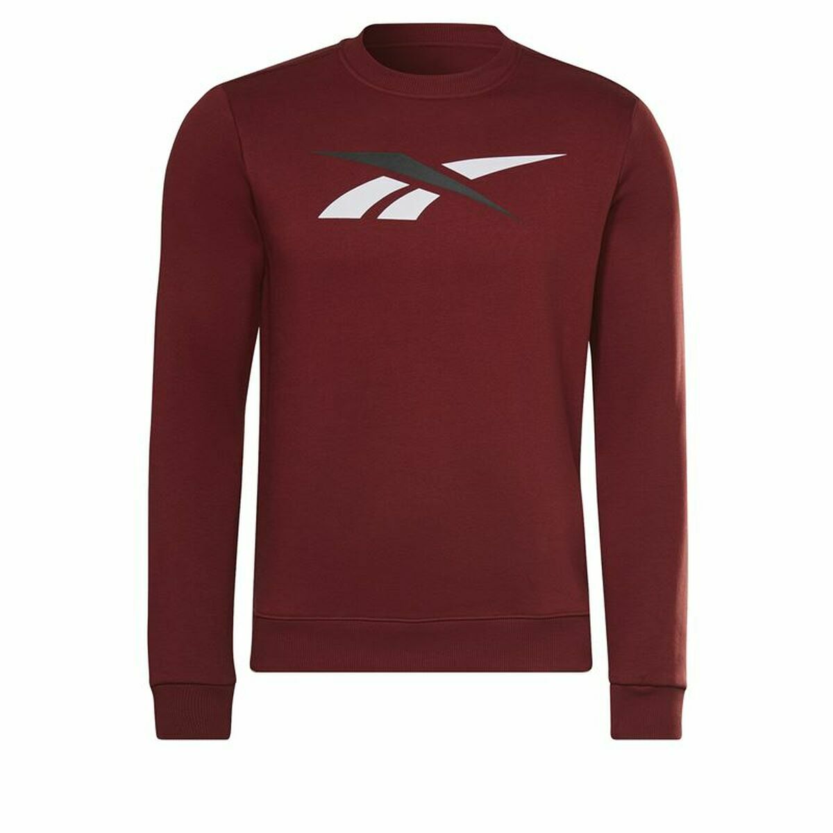 Herensweater zonder Capuchon Reebok Vector Crew Kastanjebruin