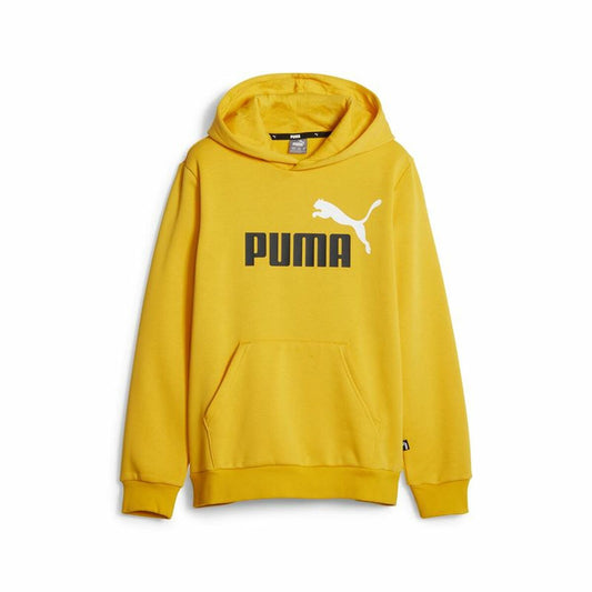 Kindersweater Puma Ess+ 2 Col Big Logo Geel