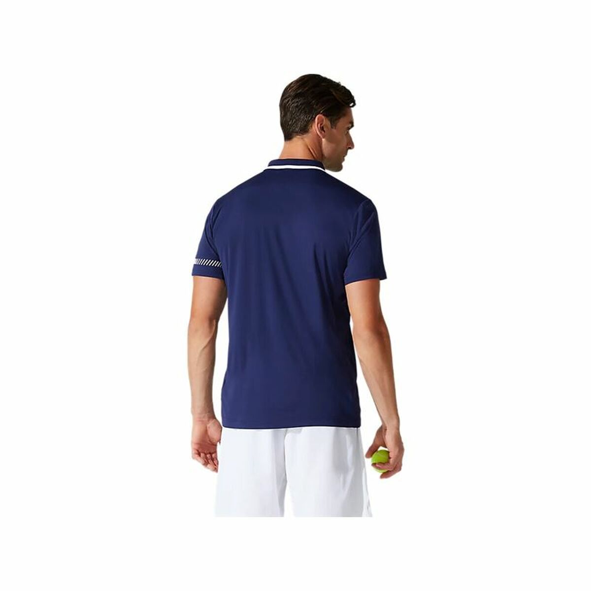 Herenpolo met Korte Mouwen Asics Court Donkerblauw