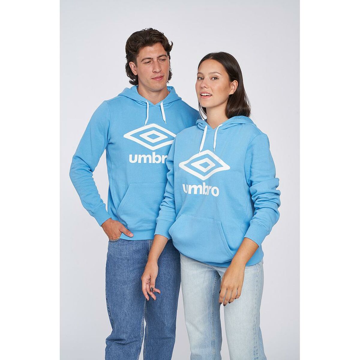 Herenhoodie Umbro LOGO 65835U LBY Blauw