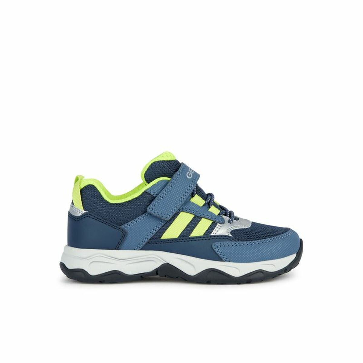 Casual Kindersneakers Geox Calco Blauw