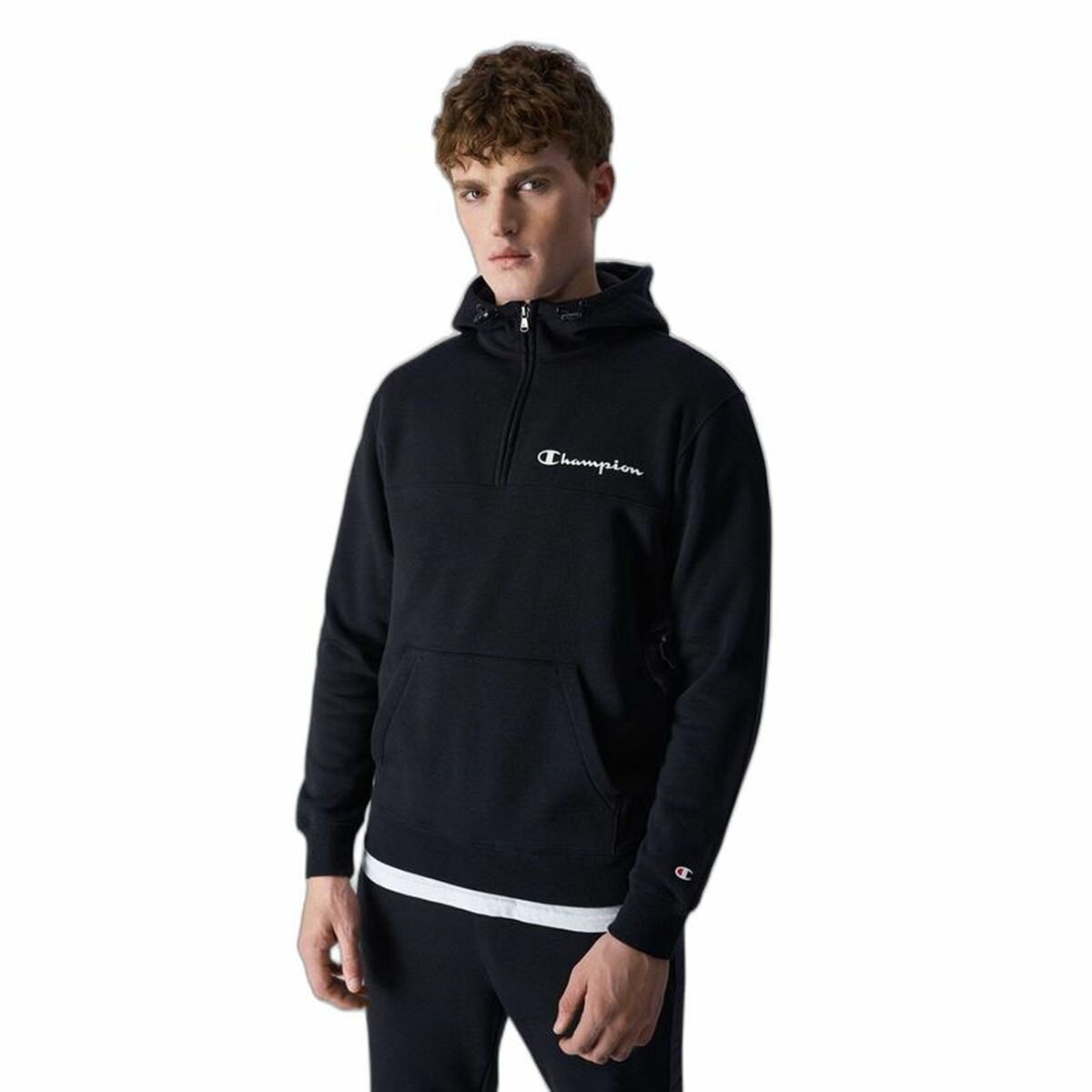 Herenhoodie Champion Legacy Zwart