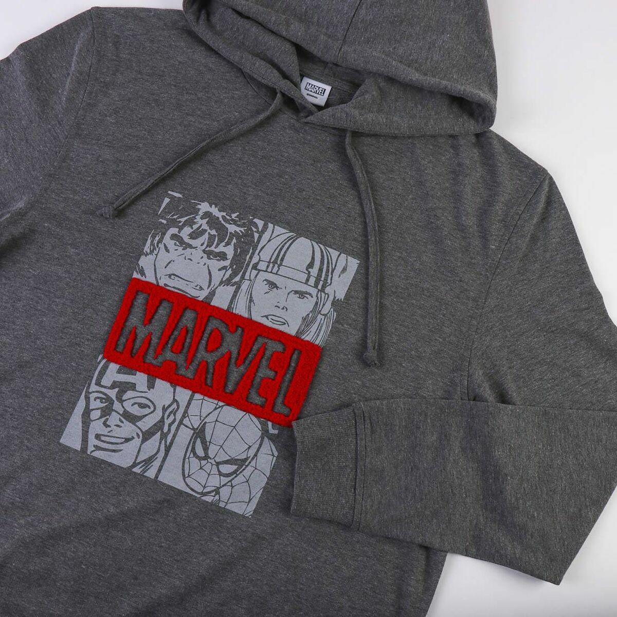 Herenhoodie Marvel Grijs