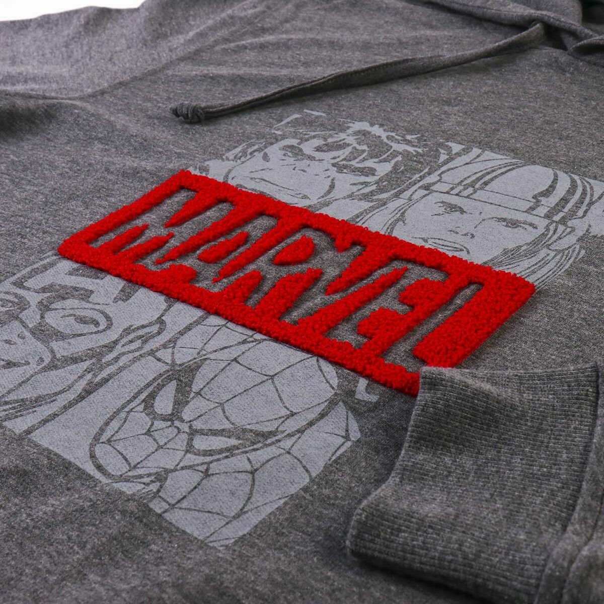 Herenhoodie Marvel Grijs