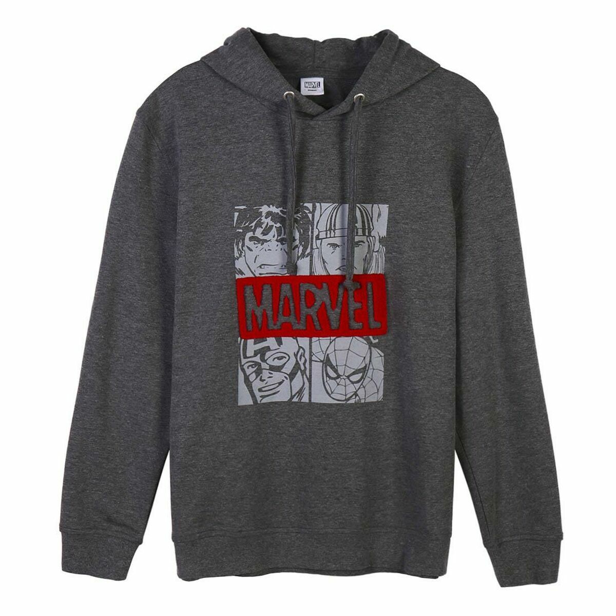 Herenhoodie Marvel Grijs