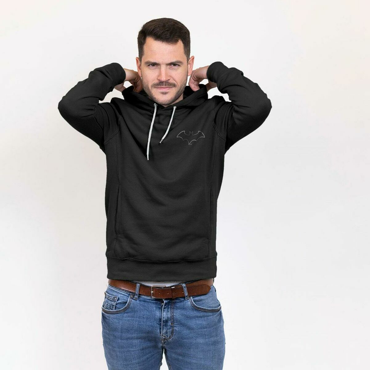 Herenhoodie Batman Zwart