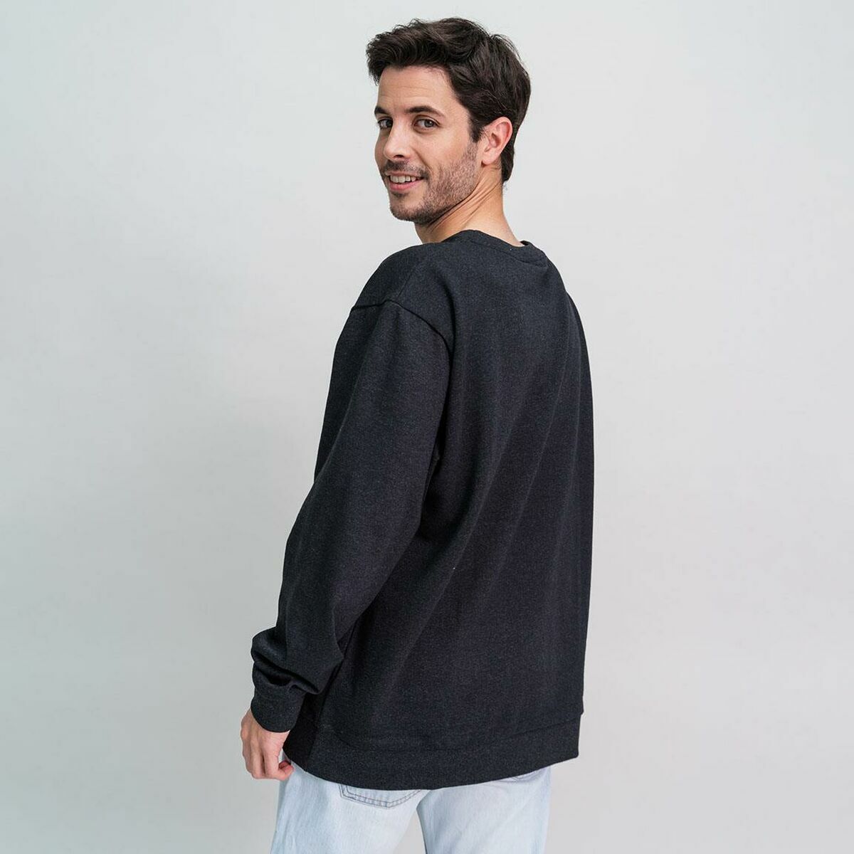 Uniseks Sweater zonder Capuchon Batman Zwart