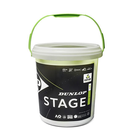 Dunlop Stage 1 Bucket 60 Tennis Balls