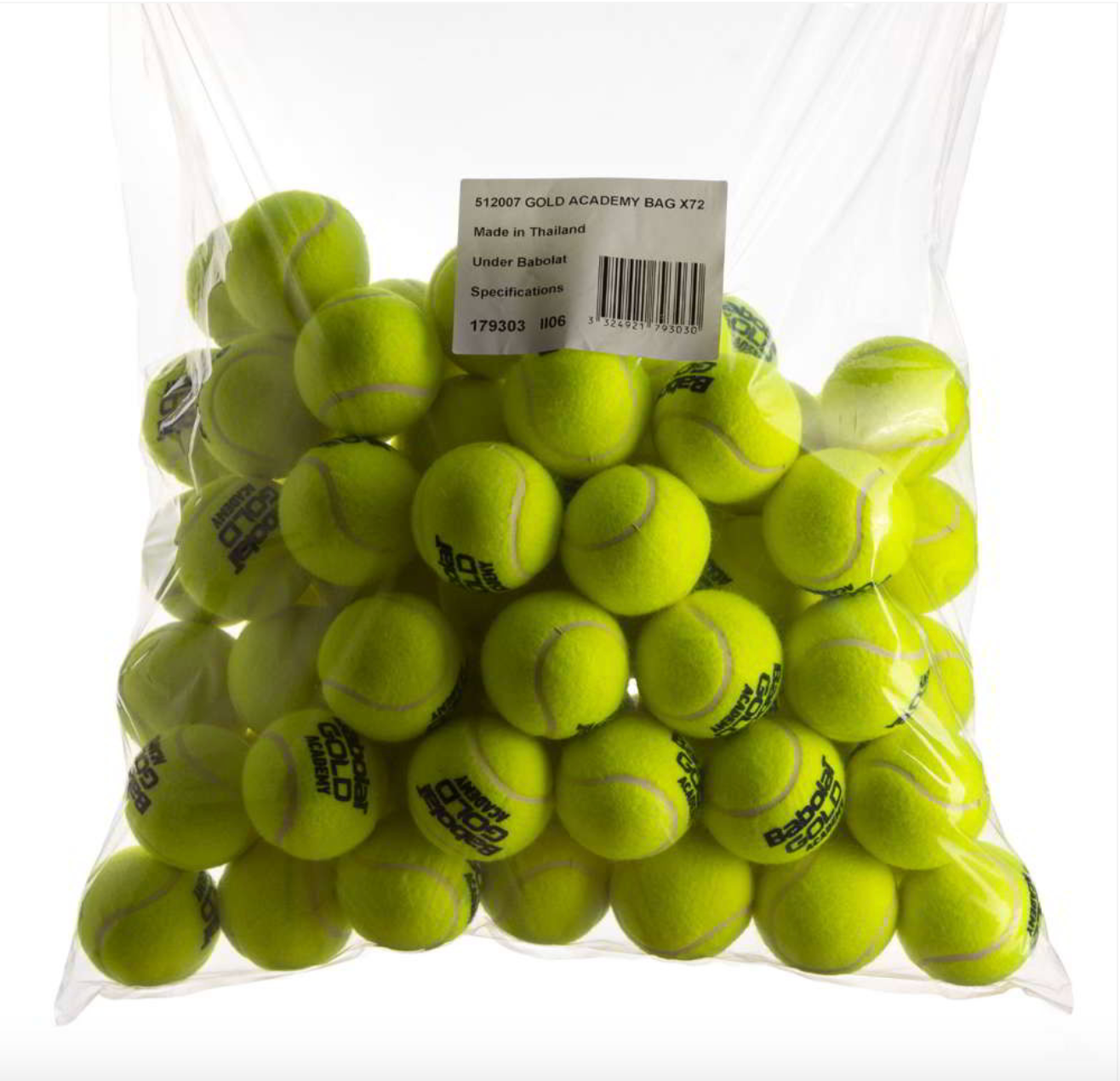 Babolat Academy Gold Trainer 72 Tennis Balls