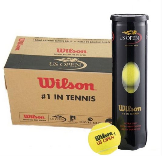 Wilson US Open Tennis balls 18x4 cans