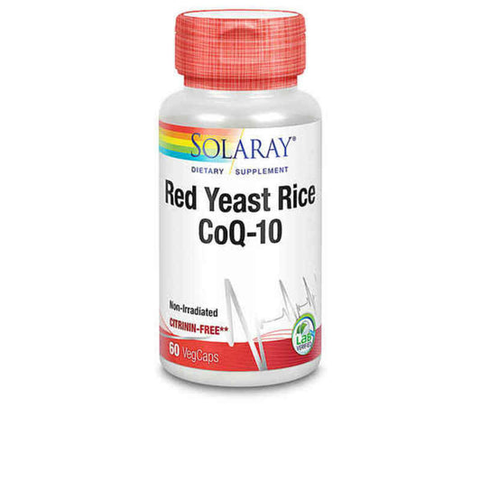 Capsules Solaray Red Yeast Rice Plus Q10 (60 uds)