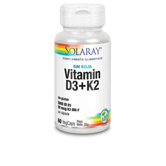 Capsules Vitamine D3 Vitamine K2 (60 uds)