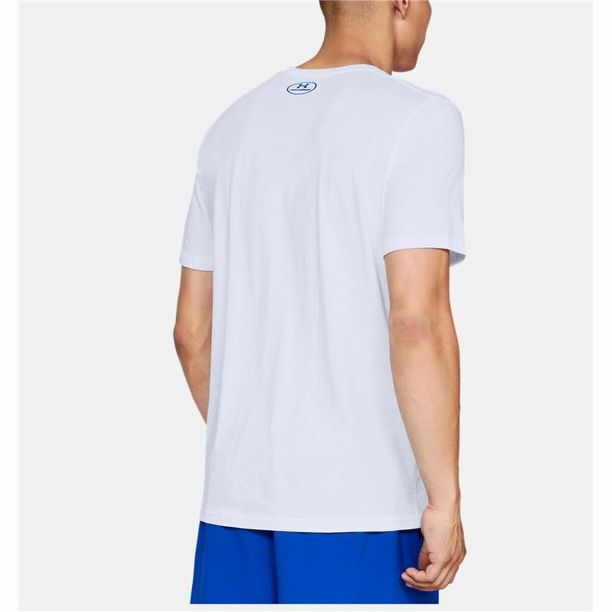 Heren-T-Shirt met Korte Mouwen Under Armour Fleece Big Logo Wit