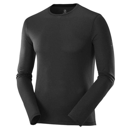 Shirt Salomon Agile Training LS Zwart