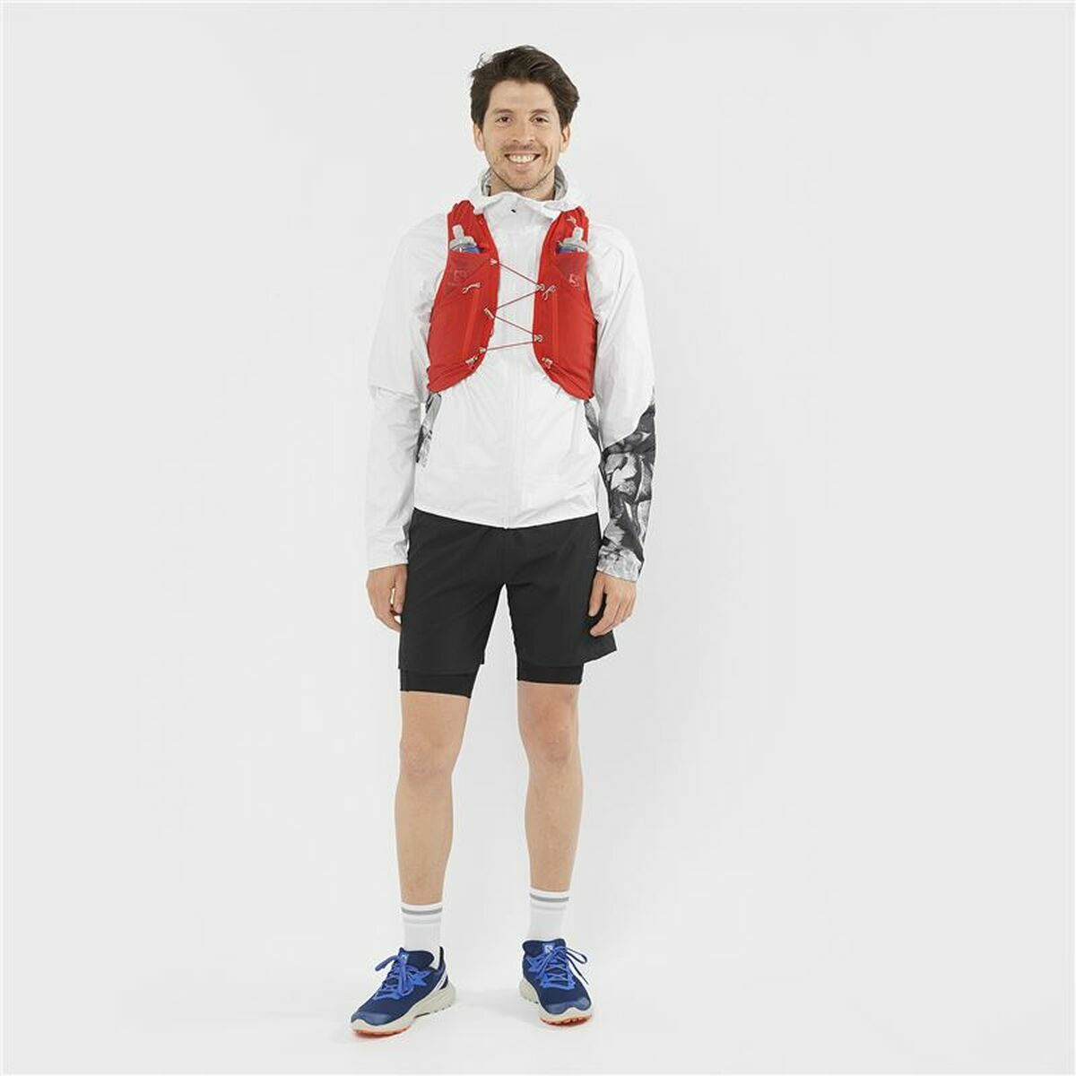 Sportbroekje voor heren Salomon Cross Twinskin Zwart