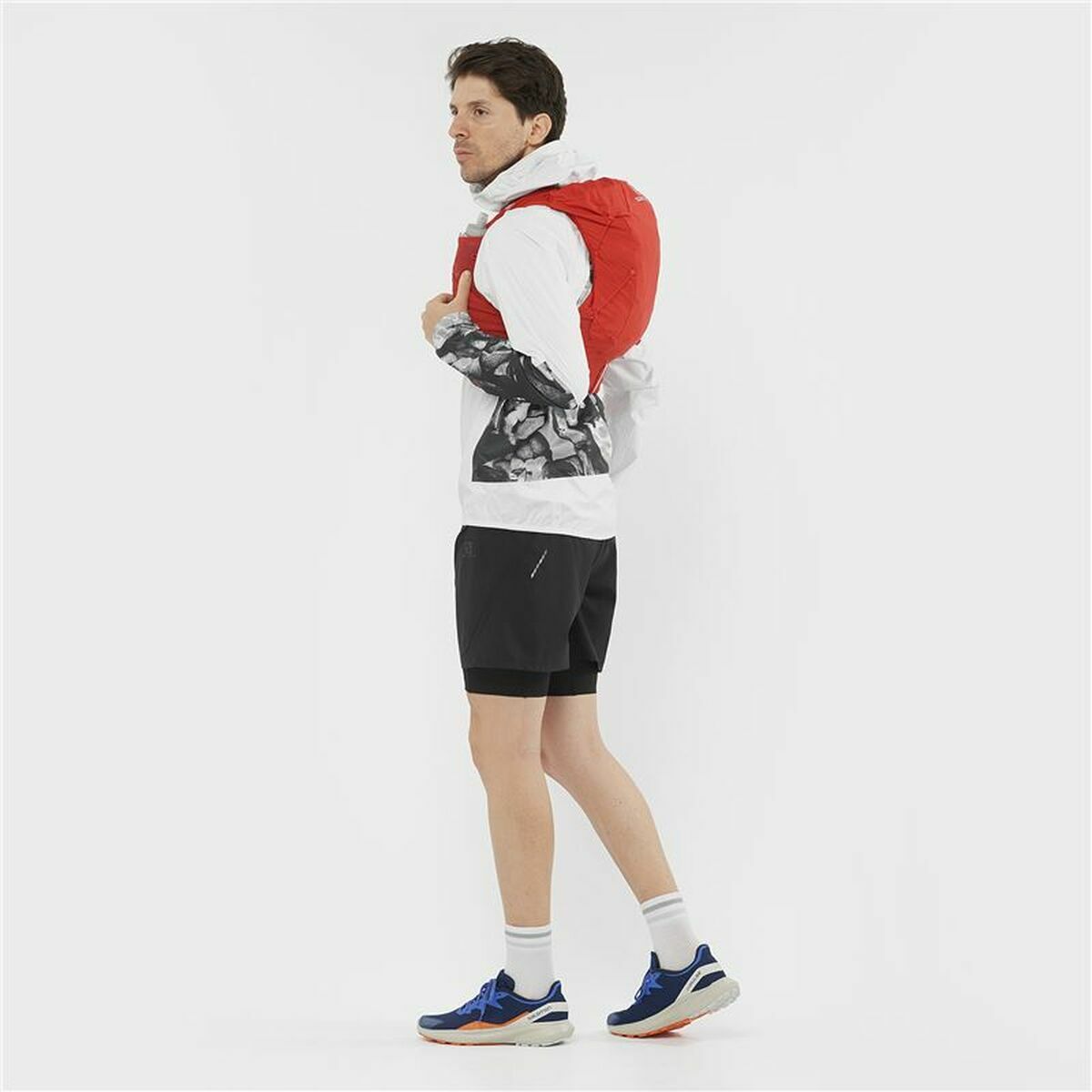 Sportbroekje voor heren Salomon Cross Twinskin Zwart