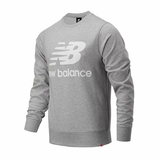 Herensweater zonder Capuchon New Balance MT91548 Grijs