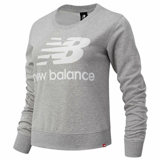 Damessweater zonder Capuchon New Balance WT91585 Grijs