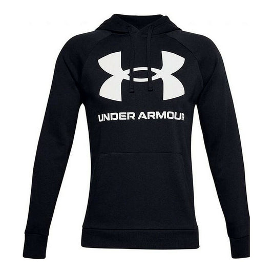 Herenhoodie Under Armour Rival Fleece Big Logo Zwart