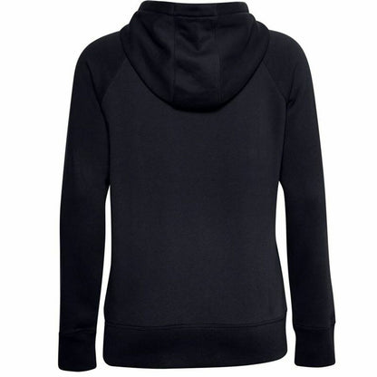 Dameshoodie Under Armour Rival Fleece Zwart