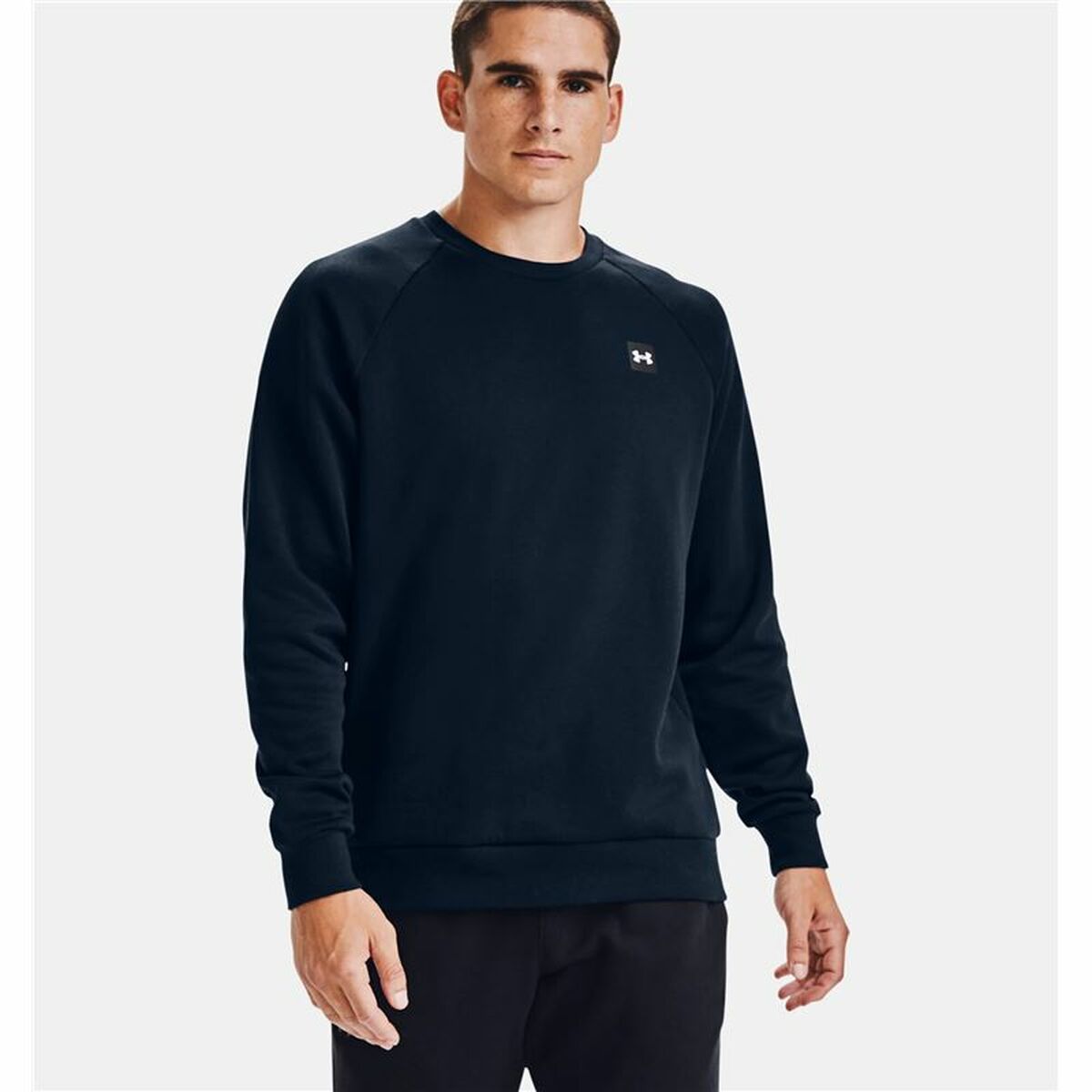 Herensweater zonder Capuchon Under Armour Rival Fleece Blauw