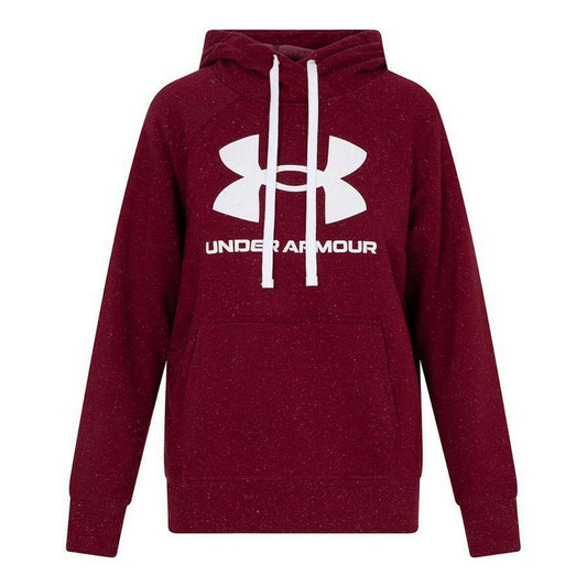 Hoodie Under Armour Fleece Rival Rood