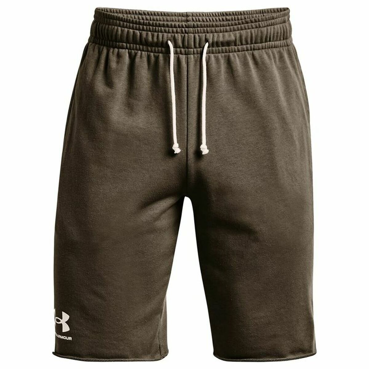 Broeken voor Volwassenen Under Armour  Rival Terry Mannen Olijf