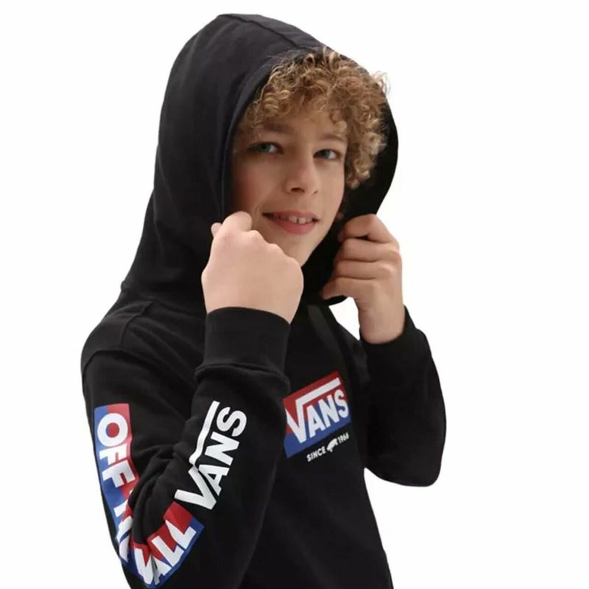 Kindersweater Vans Easy Logo Zwart