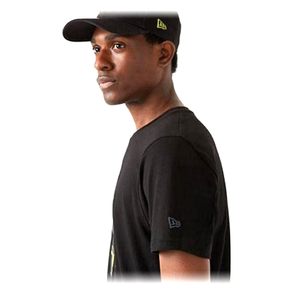 Heren-T-Shirt met Korte Mouwen New Era NY Yankees MLB Maat XL Zwart