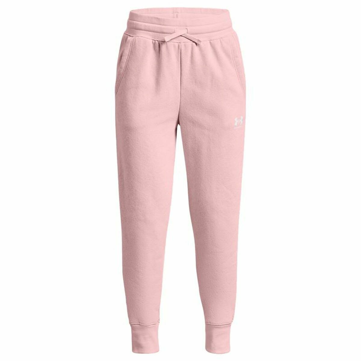 Kindertrainingspak Broek Under Armour Rival Fleece Roze