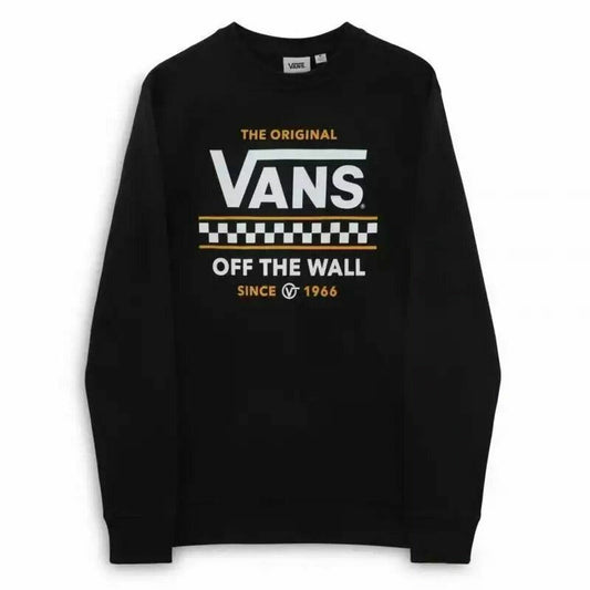 Herensweater zonder Capuchon Vans Zwart
