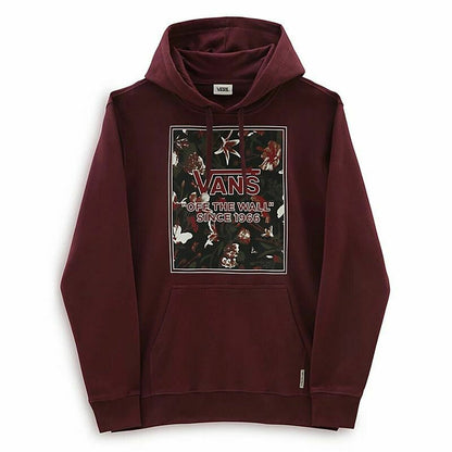 Herenhoodie Vans Night Garden Kastanjebruin