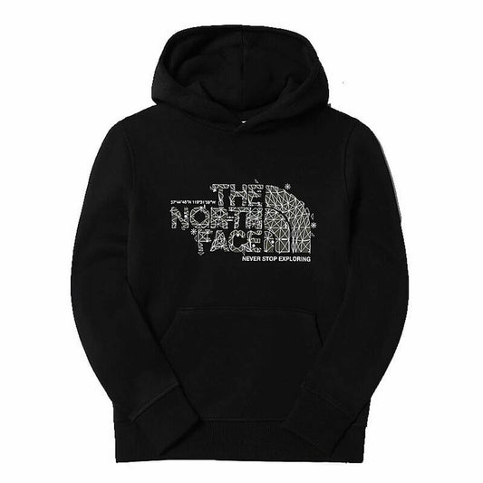 Uniseks Hoodie The North Face Drew Peak Kinderen Zwart